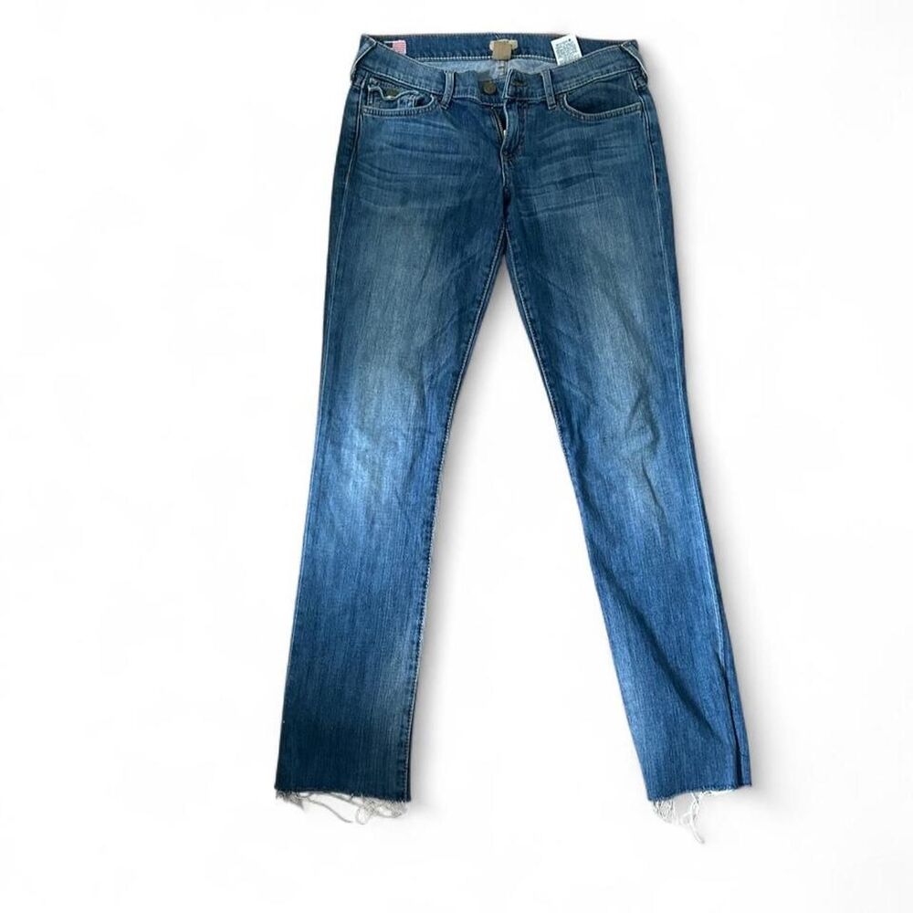 True-religion Women's Blue and Navy Jeans